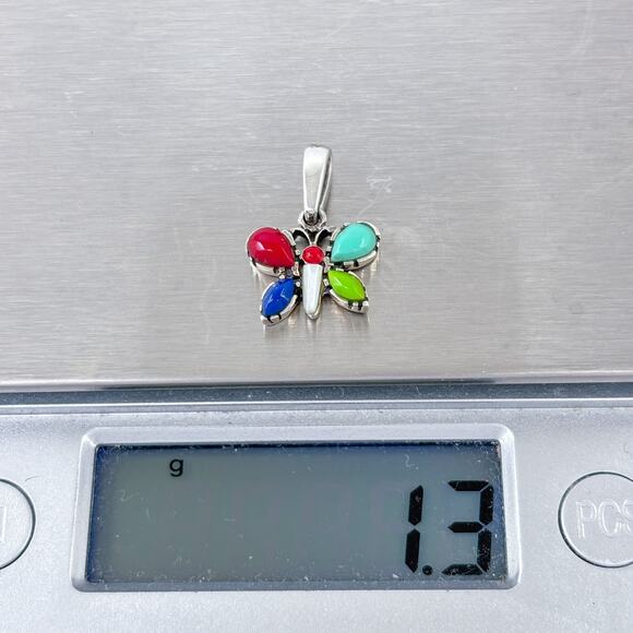 Vintage Silpada Gemstone Butterfly Pendant N1597 | Sterling Silver 925 - Picture 8 of 8